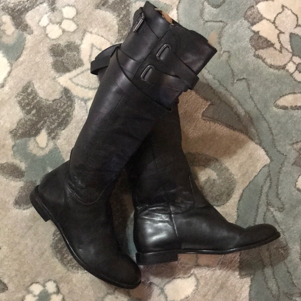 Coach black boots